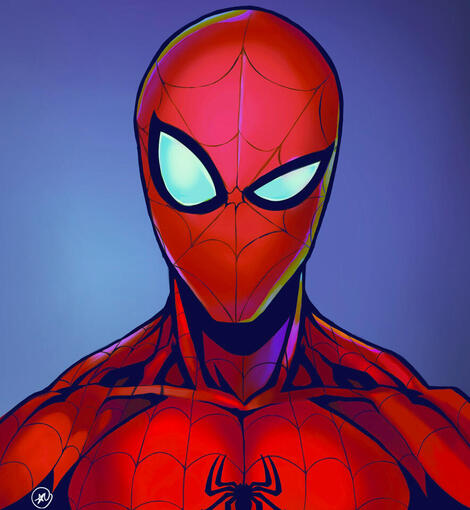 spiderman bust